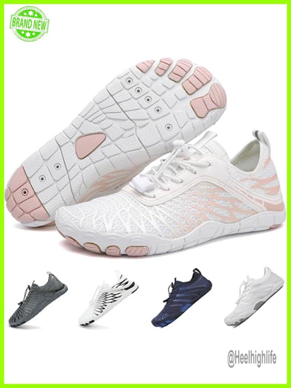 Barefoot Wide Toe Water Shoes Breathable Non-Slip Athletic Lightweight for